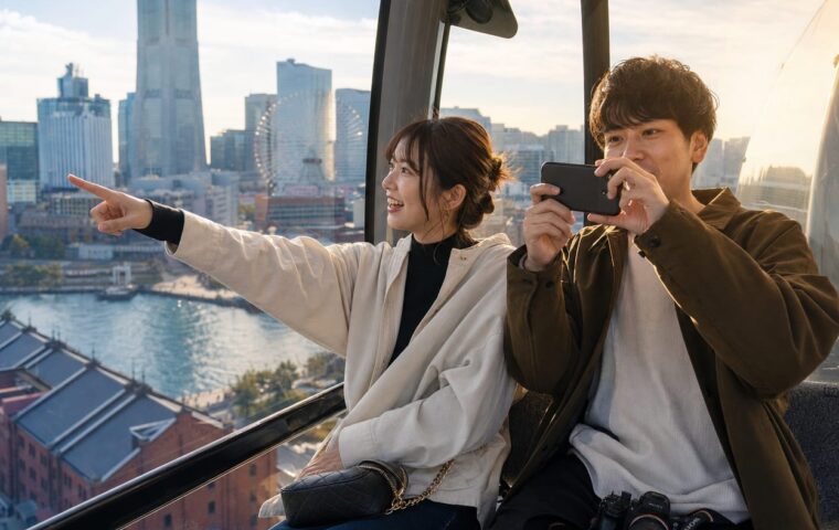 Yokohama Air Cabin: zweven boven de haven als perfecte eerste keer in Yokohama